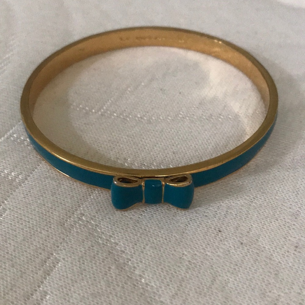 Kate Spade Teal Bow Bangle